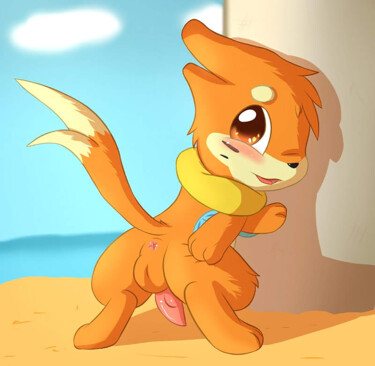 Digital Arts titled "buizel wants to be…" by Happy The Red, Original Artwork, 2D Digital Work