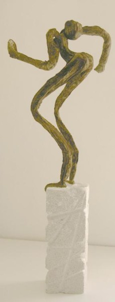 Skulptur mit dem Titel "Espoir naîssant" von S Eymond Laritaz, Original-Kunstwerk, Gips