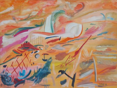 Pittura intitolato "movement dream" da Harry Lübke (hARRY), Opera d'arte originale, Olio
