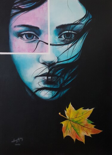 Peinture intitulée "Autumn" par Harun Ayhan, Œuvre d'art originale, Acrylique