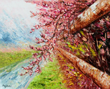Schilderij getiteld "Welcome Spring" door Haykuhi Khachatryan, Origineel Kunstwerk, Olie