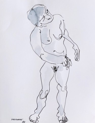 Drawing titled "Danseuse#3.jpg" by Eric Hebert, Original Artwork