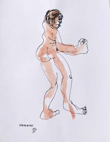 Drawing titled "Boxeur#5.jpg" by Eric Hebert, Original Artwork