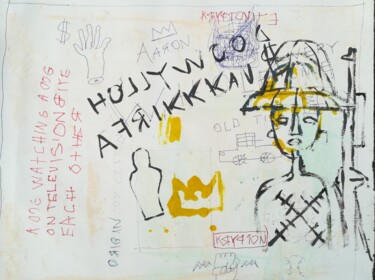 Zeichnungen mit dem Titel "No promise land" von Hector O'Kanin, Original-Kunstwerk, Tinte