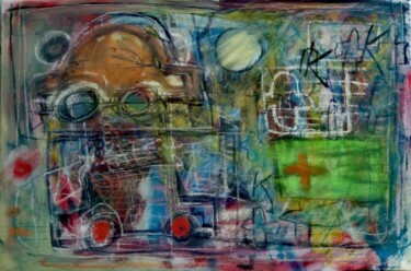 Peinture intitulée "Detroit" par Hector O'Kanin, Œuvre d'art originale, Bombe aérosol