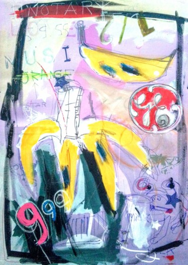 绘画 标题为“Basquiat and wharol…” 由Hector O'Kanin, 原创艺术品, 丙烯