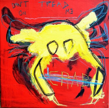 Картина под названием "Crab's jmb🤖" - Hector O'Kanin, Подлинное произведение искусства, Акрил