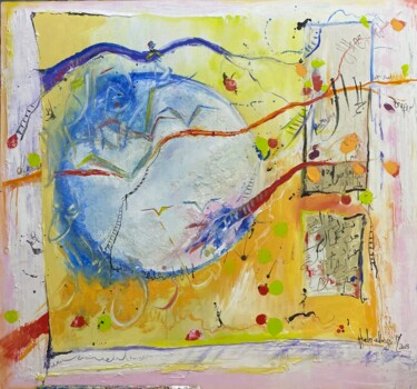 Картина под названием "The life" - Hela Ellouze, Подлинное произведение искусства, Акрил