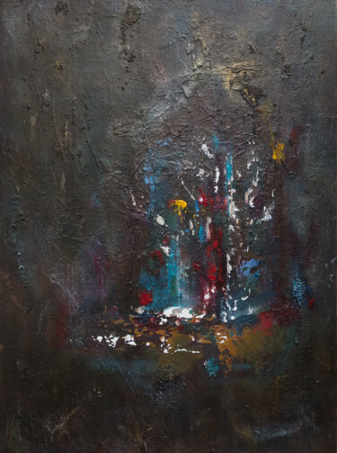 Painting titled "Magic light" by Helena Asadova, Original Artwork, Acrylic