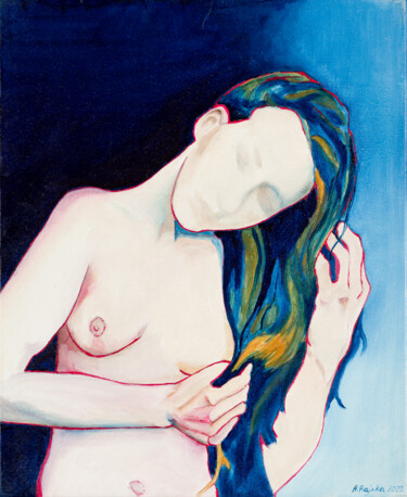 Peinture intitulée "Nr 4" par Helena Rajska, Œuvre d'art originale, Huile
