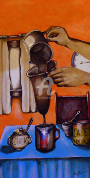 Painting titled "EL COLADOR" by Helene, Original Artwork, Acrylic