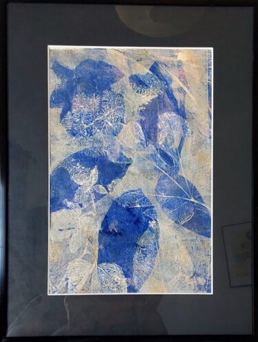 Printmaking titled "Monotype feuillage…" by Helene Dat, Original Artwork, Monotype