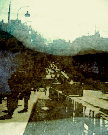 Photography titled "Sur le Pont de Toul…" by Hélène Mongin, Original Artwork