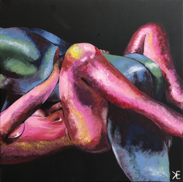 Картина под названием "Люди меня" - Лена Крейбринг, Подлинное произведение искусства, Акрил