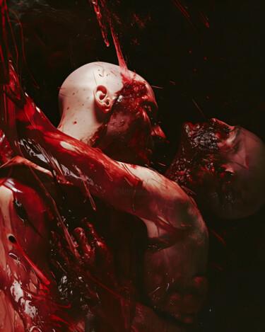 Digital Arts με τίτλο "Blood Lovers" από Hell Imagery, Αυθεντικά έργα τέχνης, Εικόνα που δημιουργήθηκε με AI