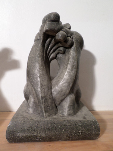 Sculpture titled "Gymnast's feets" by Helmut Hoedlmozer, Original Artwork, Stone