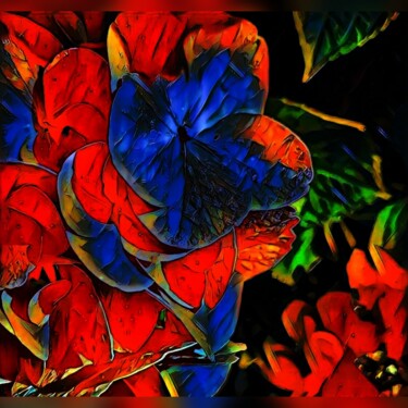 Digital Arts titled "In Love" by Henk Dekkers, Original Artwork, Digital Painting