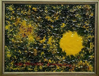 Pintura intitulada "Sunshine" por Henk Dekkers, Obras de arte originais, Acrílico