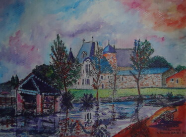 Painting titled "LE LOGIS DE LA CHAB…" by Enrico El Nomado Dit El Gréco, Original Artwork, Acrylic