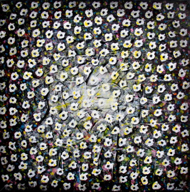 Peinture intitulée "Lumière végétale" par Henri Ibara, Œuvre d'art originale, Acrylique