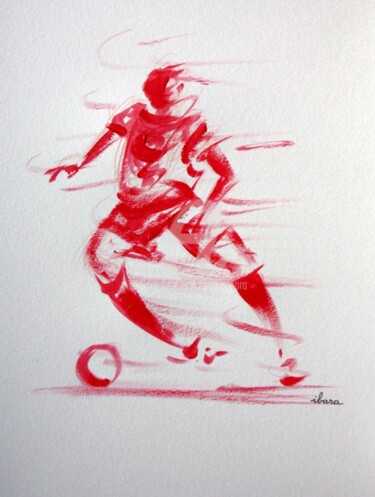 图画 标题为“football-n-11-dessi…” 由Henri Ibara, 原创艺术品, 其他