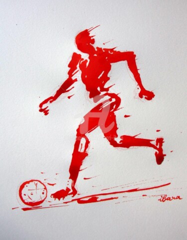 Rysunek zatytułowany „football-n-40-dessi…” autorstwa Henri Ibara, Oryginalna praca, Inny