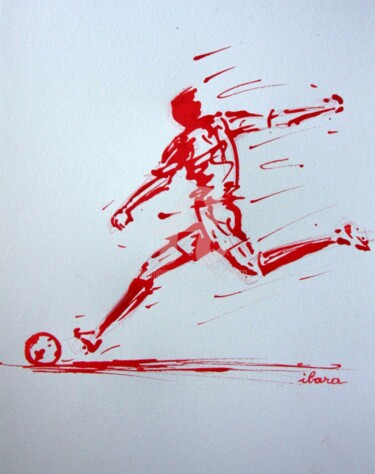Zeichnungen mit dem Titel "football-n-42-dessi…" von Henri Ibara, Original-Kunstwerk, Andere