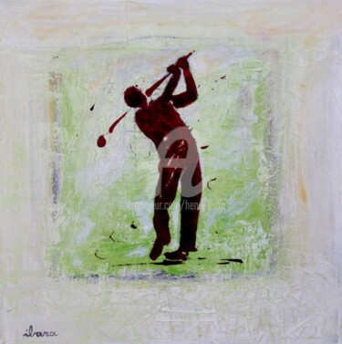 Peinture intitulée "golf-n-20-peinture-…" par Henri Ibara, Œuvre d'art originale, Acrylique