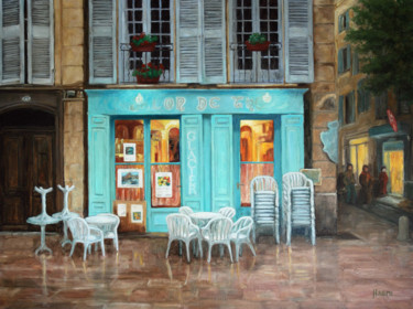 Ζωγραφική με τίτλο "Aix en Provence un…" από Henri Remi, Αυθεντικά έργα τέχνης, Λάδι