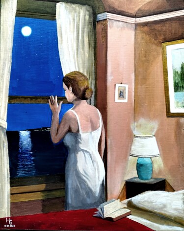 Peinture intitulée "La Chambre" par Henri Sacchi, Œuvre d'art originale, Acrylique