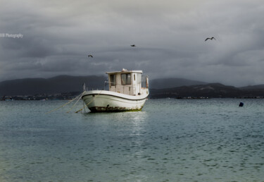 Fotografia intitolato "Alone at sea" da Henrique Brito, Opera d'arte originale, Fotografia non manipolata