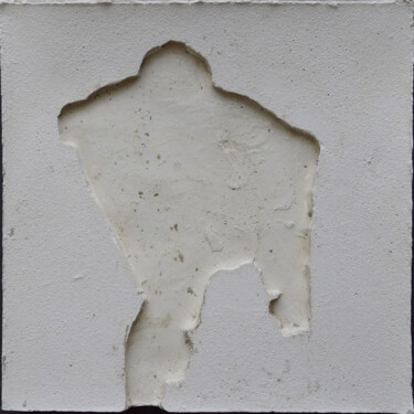 Escultura intitulada "les ombres (R17)" por Henry Pouillon, Obras de arte originais, Cimento
