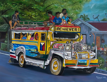 绘画 标题为“Achievers Journey 1” 由Herbert Canuel, 原创艺术品, 丙烯