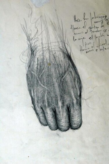 Pintura titulada "la mano" por Hernandiz, Obra de arte original