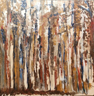 Peinture intitulée "Les bois" par Herve Bouhnik, Œuvre d'art originale, Acrylique Monté sur Châssis en bois