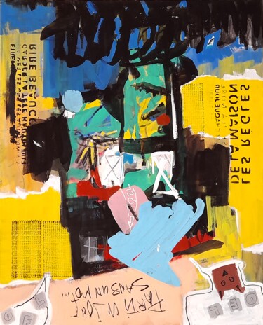 Pittura intitolato "Parti un jour sans…" da Herve Jonas, Opera d'arte originale, Acrilico