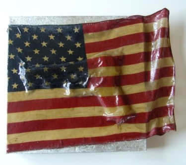 Γλυπτική με τίτλο "The Real American F…" από Hicksail, Αυθεντικά έργα τέχνης, Πλαστική ύλη