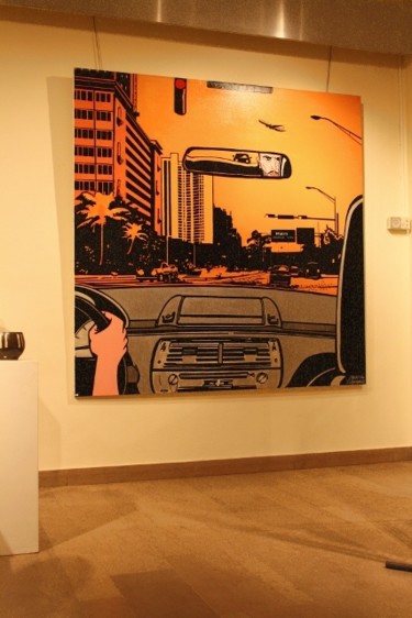 Pintura titulada "Miami Vice Part 2 -…" por Hicksail, Obra de arte original