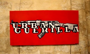 Картина под названием "URBAN GUERILLA by H…" - Hicksail, Подлинное произведение искусства