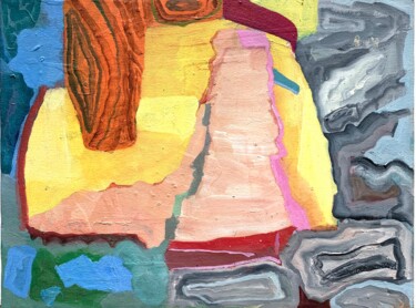 Pintura intitulada "LIttle Egypt" por Hilary Maslon, Obras de arte originais, Óleo
