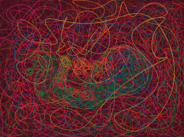 Digitale Kunst getiteld ""The Fetus"" door Jaxon Langley, Origineel Kunstwerk, Digitaal Schilderwerk