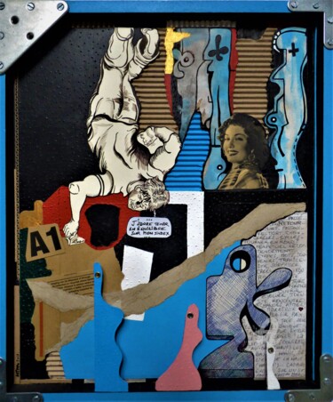 "J'ADORE TENIR EN ÉQ…" başlıklı Tablo Hippo tarafından, Orijinal sanat, Akrilik