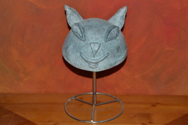 Sculpture intitulée ""chat alors..."" par Sébastien Richardet, Œuvre d'art originale, Bronze