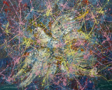 Schilderij getiteld "Prisoner of Neurons" door Sergey Guz, Origineel Kunstwerk, Olie