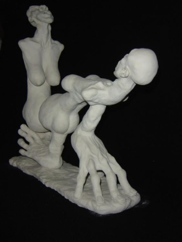 Sculpture titled "Escape" by Horatiu Bob, Original Artwork