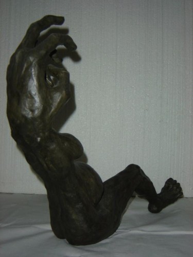 Sculpture titled "Male Pregnancy 1" by Horatiu Bob, Original Artwork