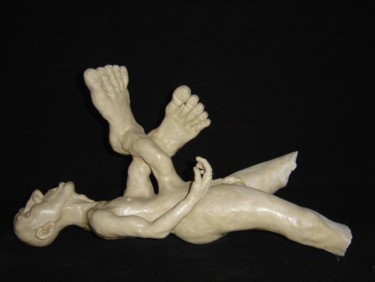 Sculpture titled "Male Pregnancy 2" by Horatiu Bob, Original Artwork