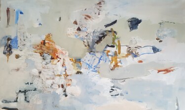 Peinture intitulée "Un si long hiver -…" par Hortense Garand Vernaison, Œuvre d'art originale, Huile Monté sur Châssis en bo…