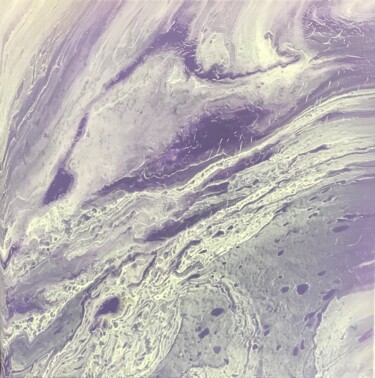 Картина под названием "Marble" - Heather Prall, Подлинное произведение искусства, Акрил Установлен на Деревянная рама для но…