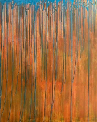 Картина под названием "Whisper" - Heather Prall, Подлинное произведение искусства, Акрил Установлен на Деревянная рама для н…